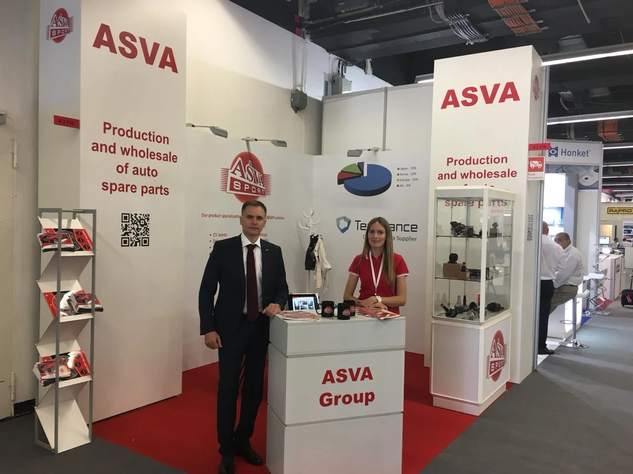 ASVA stand at Automechanika Frankfurt 2018