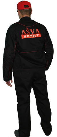 ASVA workwear — back view